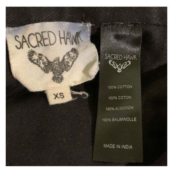 Sacred Hawk Trousers With a Pop Colour Belt Trousers Size XS - Picture 8 of 13